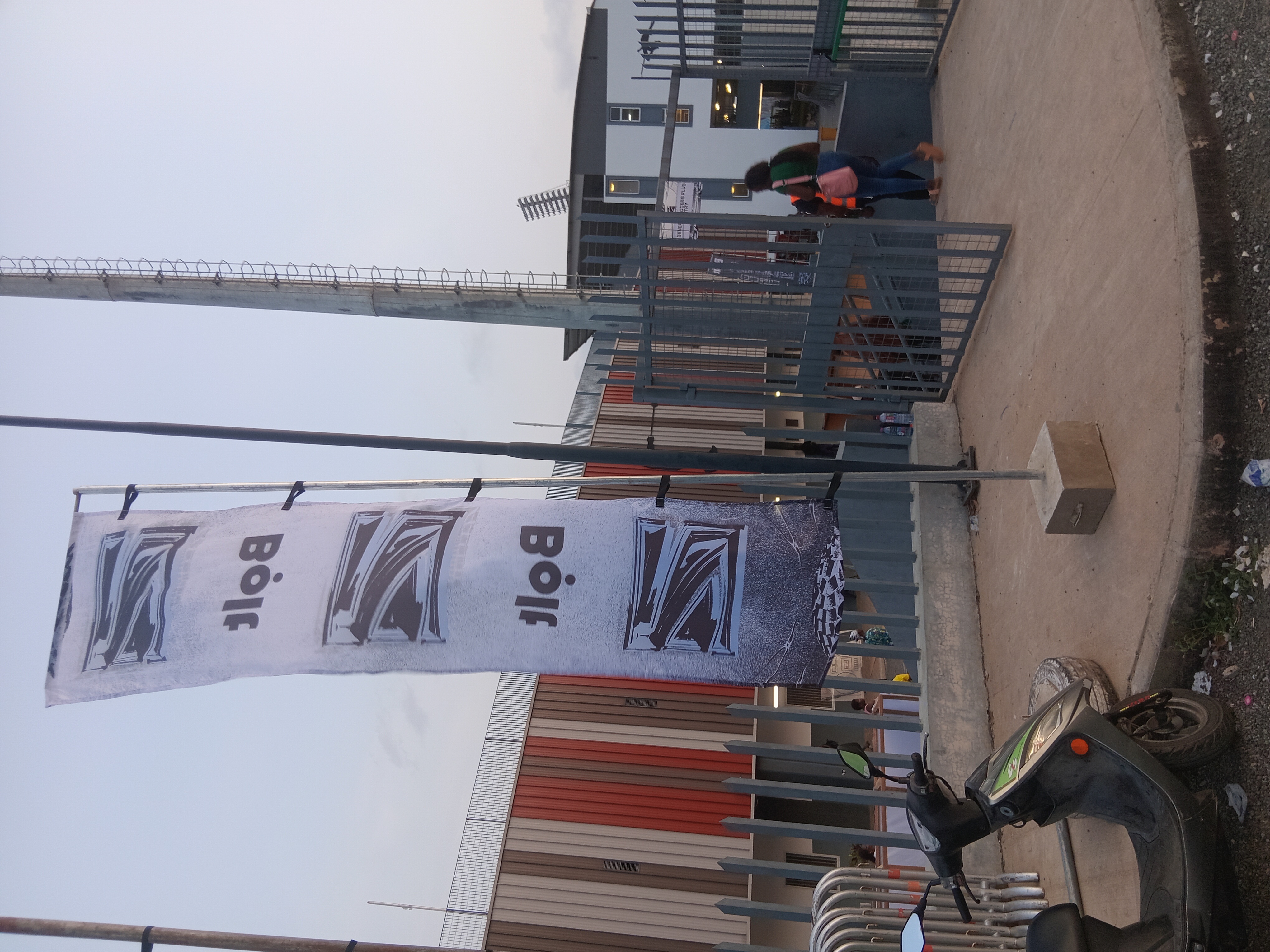Telescopic Flag print work